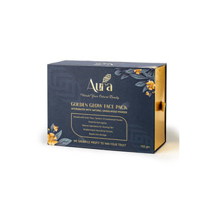 Aura Gold Glow Face Pack – Instant Radiance & Skin Brightening Formula