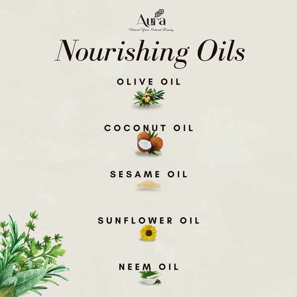 Aura 18 Herbs Hair Oil – Herbal Formula for Stronger, Healthier Hair