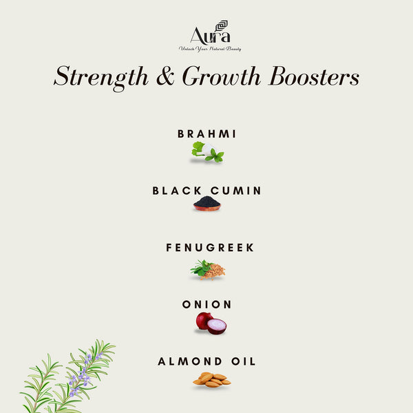 Aura 18 Herbs Hair Oil – Herbal Formula for Stronger, Healthier Hair
