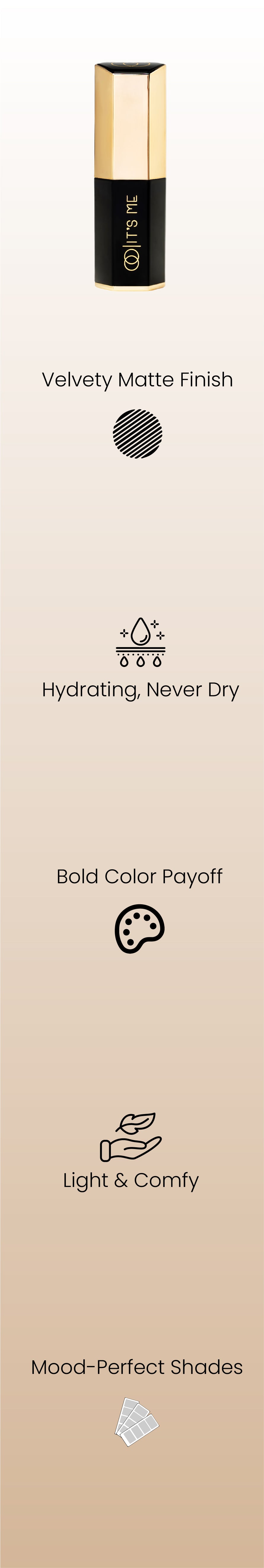 hydrating matte bullet lipstick
